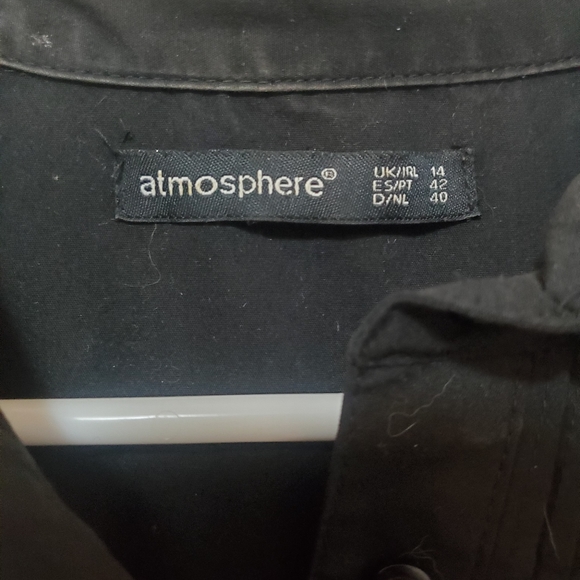 Black Tie Bibbed Dress - Picture 2 of 3